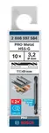 Bosch Príslušenstvo - Súprava vrtákov do kovu, obojstranné, 3,2x49 mm, 10 ks 2608597584