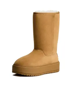 Bershka Nízke čižmy  farba ťavej srsti