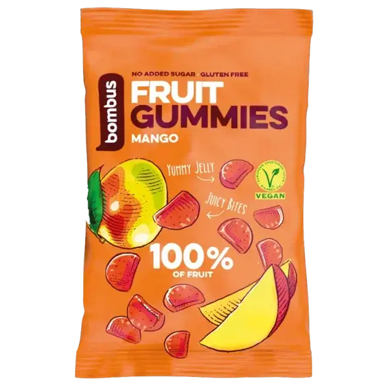 BOMBUS Fruit Gummies - Mango 35 g
