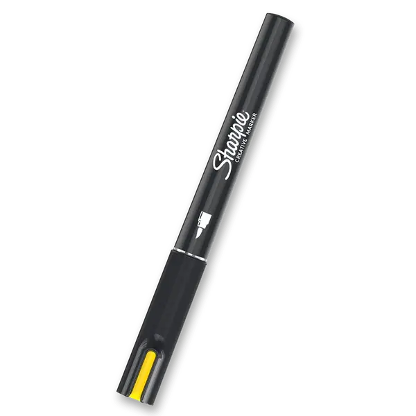 Akrylový popisovač Sharpie Acrylic Marker Brush - žlutý