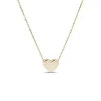 Náhrdelník ve tvaru srdce ze žlutého zlata KLENOTA