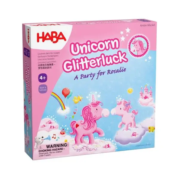 Haba Společenská hra pro děti Magický jednorožec Párty pro Rosalie od 4 let