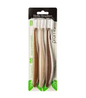 Promis Zubní kartáček Soft 3 ks Wood Love