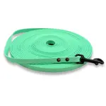 PafDog® lehké voděodolné HEXA stopovací vodítko ploché, 1cm - karibská zelená PAF-920