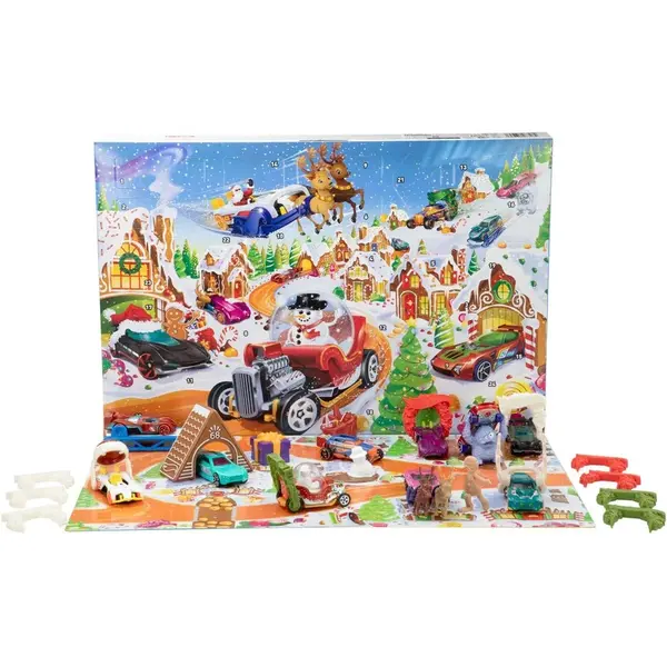 Hot Wheels Adventný kalendár JCB47
