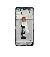 LCD + dotyk + přední kryt pro Motorola Moto E32s, black