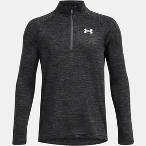 Chlapecké tričko Under Armour UA Tech 2.0 1/2 Zip-GRY - Kluci