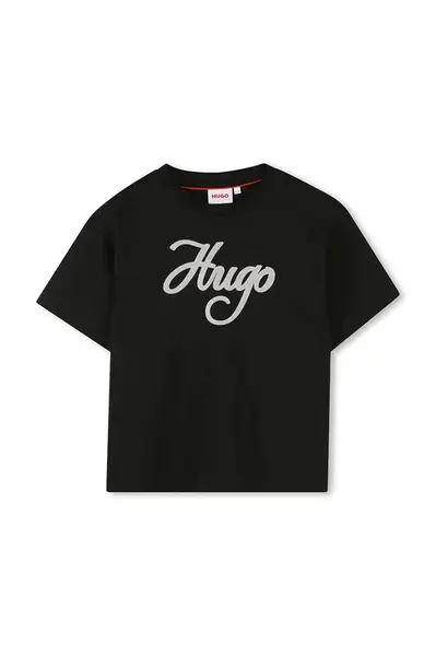 Dětské bavlněné tričko HUGO