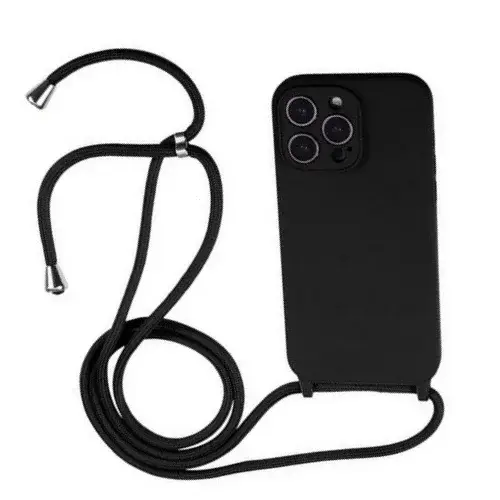 Pouzdro Strap Case pro iPhone 15 Black