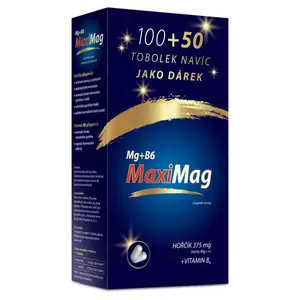 ZDROVIT MaxiMag  Hořčík 375mg + B6.100+50 zdarma DÁRKOVÉ BALENÍ