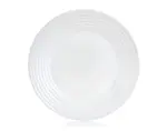 Plytký tanier Harena 25 cm, biele sklo%