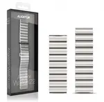Kovový řemínek ALIGATOR 22mm, stříbrná