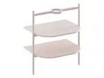 Ravak Yard - Konstrukce s policemi pod umyvadlo, Alabaster Pink D80000G005