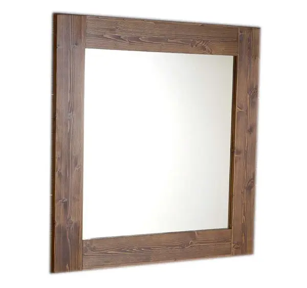 Sapho Brand - Zrcadlo v rámu 60x80 cm, mořený smrk BA058S