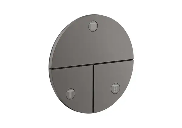 Axor ShowerSelect ID - Ventil pod omítku pro 3 spotřebiče, kartáčovaný černý chrom 36779340