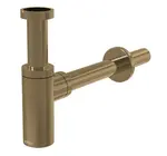 Alcadrain Sifony - Designový sifon, matná kartáčovaná zlatá A400-G-B