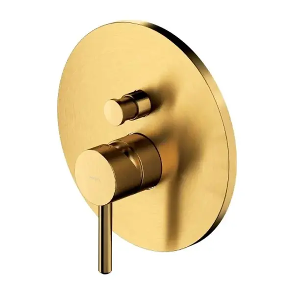 OMNIRES Y - Baterie pod omítku, pro 2 spotřebiče, s tělesem, kartáčované zlato Y1235GLB