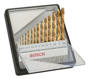 Bosch Příslušenství - 13dílná sada vrtáků do kovu 2607010539