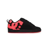 Dc shoes dámské boty Court Graffik Black/Hot Pink | Černá | Velikost 7 US