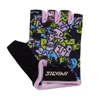 Dětské cyklo rukavice silvini locri růžová 9-10