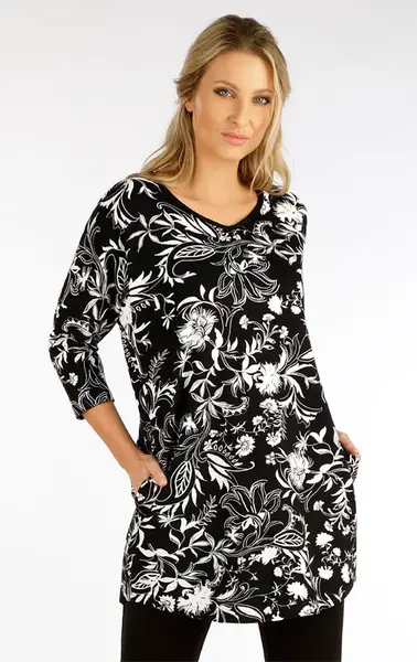 Dámská tunika s 3/4 rukávem 5f243 litex m