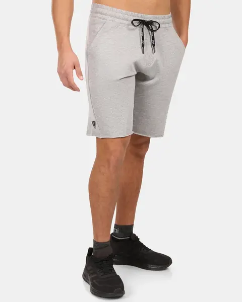 Pánské bavlněné kraťasy kilpi tuscon-m světle šedá xl