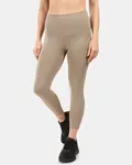 Dámské 7/8 fitness legíny kilpi rivian-w s funkcí opti-dry khaki 36