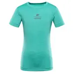 Dětské rychleschnoucí triko alpine pro basiko tyrkysová 116-122