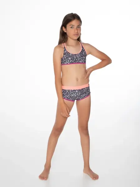 Dívčí plavky protest tyra černá 140