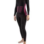 Dámské termo legíny viking alisa černá/růžová s