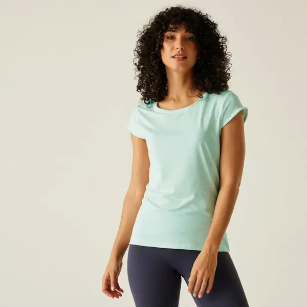 Dámské funkční tričko regatta hyperdimension ii světle modrá 38