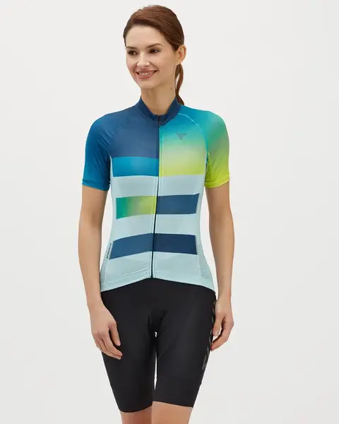 Dámský cyklo dres silvini mazzana tmavě modrá/bílá l