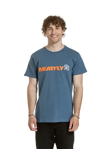 Meatfly pánské tričko Logex Dark Slate | Šedá | Velikost XL | 100% bavlna