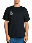 Volcom pánské tričko Tune In Sst Antique Black | Černá | Velikost M