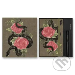 Moleskine - kolekcia Snake Roses (zápisník + guľôčkové pero)
