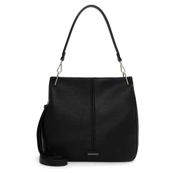 Dámska kabelka cez rameno Emily & Noah Peta - čierna