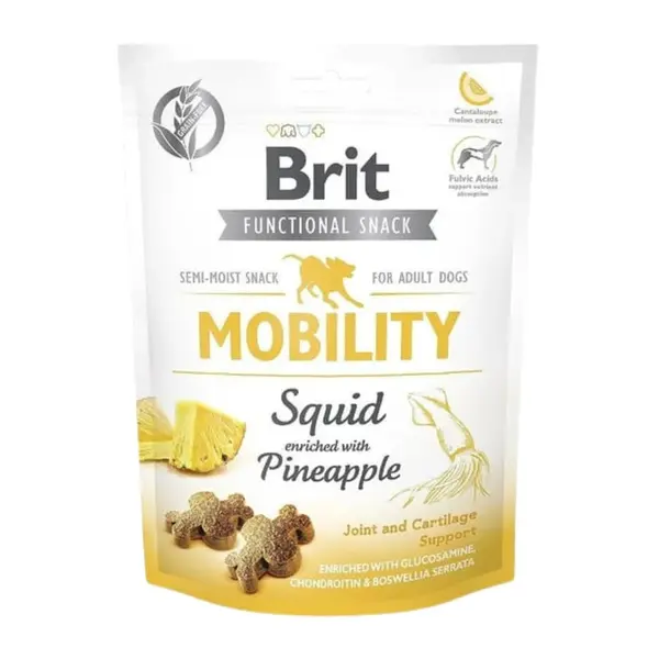 Brit Care Dog Functional Snack Mobility Squid 150g | Pamlsky pro psy