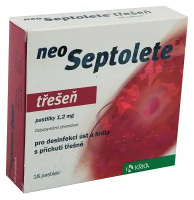 Neoseptolete Třešeň orm.past.18x1.2mg