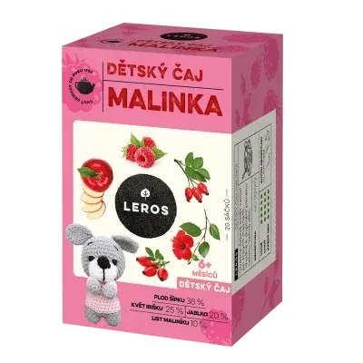 LEROS Dětský čaj Malinka 20x2g