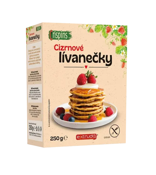 EXTRUDO bezlepkové cícerové lievančeky 250 g
