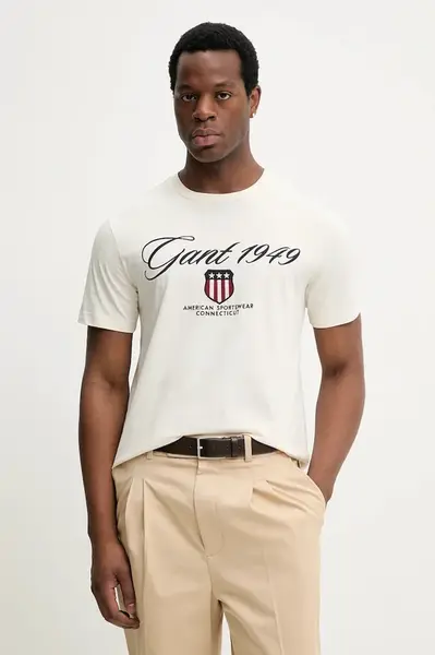 Bavlněné tričko Gant