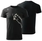 Giants fishing tričko pánske plávajúci kapor čierne - xxxl