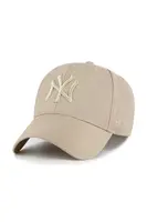 Kšiltovka s příměsí vlny 47 brand MLB New York Yankees zelená barva, B-MVPSP17WBP-KHQ