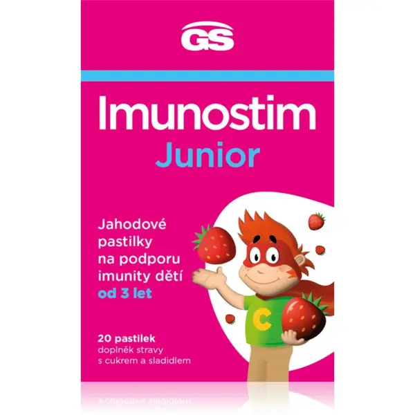 GS Imunostim Junior pastilky pro podporu imunitního systému pro děti 20 ks