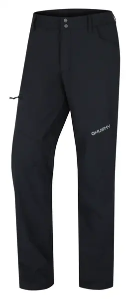 Husky Kavia M M, black Pánské softshellové kalhoty