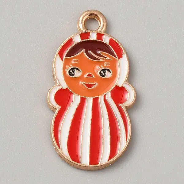 Zinc Alloy Enamel Pendants