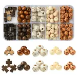 Natural Wenge Wood Beads