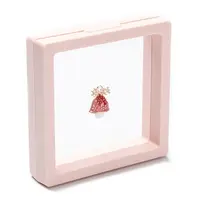 Square Transparent PE Thin Film Suspension Jewelry Display Box