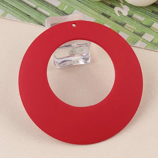 Exaggerated Big Circle Acrylic Pendants