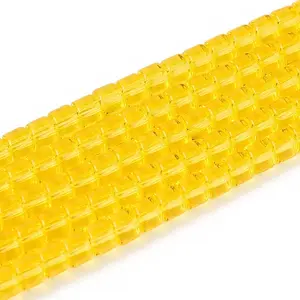 Transparent Glass Beads Strands